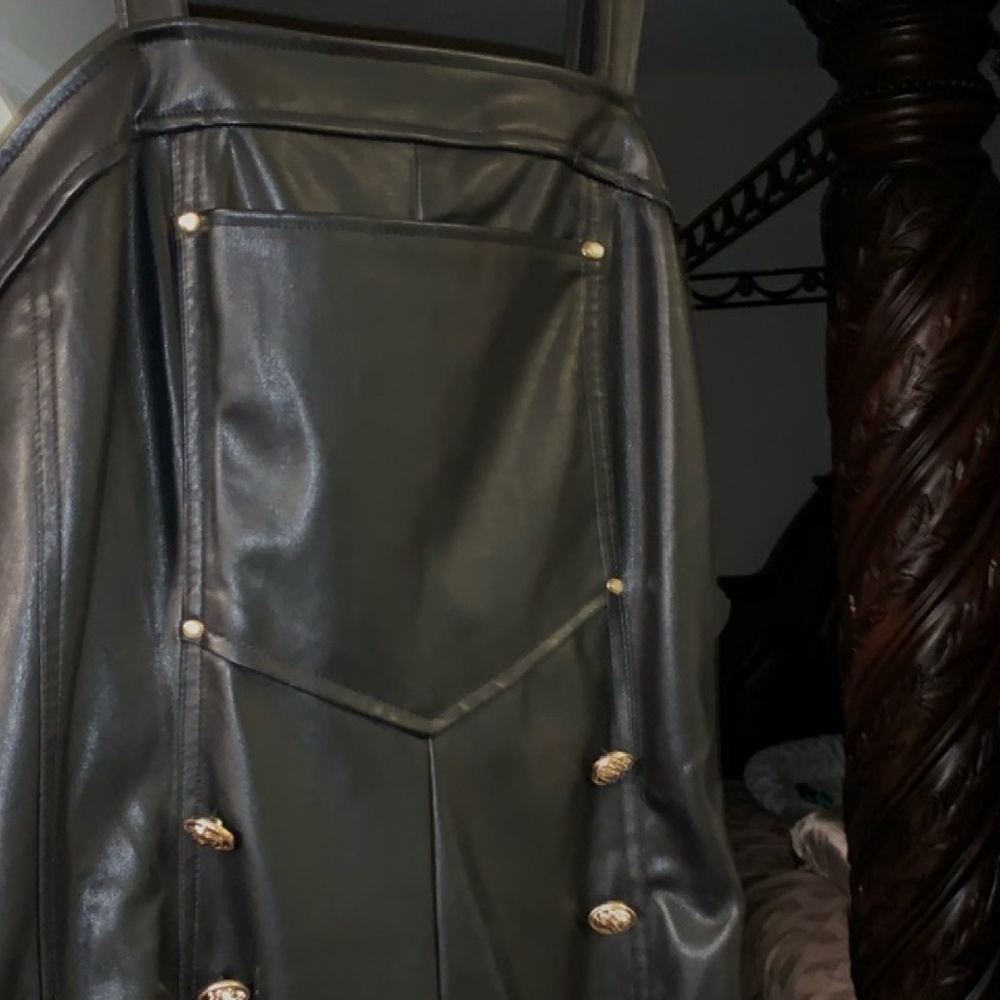 Faux Leather jumpsuit